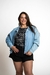 Image of Blusa malha rojan mescla plus size