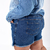 Shorts saia jeans lavagem escura plus size - buy online