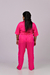 Macacão abotoado pink plus size - buy online