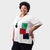 Blusa quadrados sobrepostos verde, ferrugem e preto plus size - comprar online