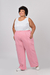 Calça cargo em malha rosa plus size - buy online