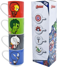 Avengers Juego de 4 tazas