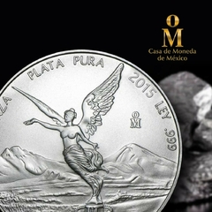 Moneda Onza de Plata Serie Libertad