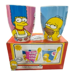 Simpsons Juego de tazas Duo