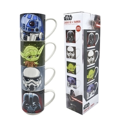 Star Wars Juego de 4 tazas