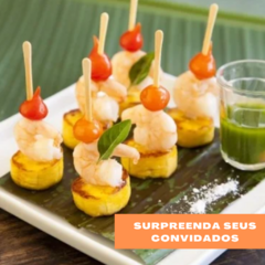 1000un Palito de Madeira para Sanduíche Finger Food Canapé - loja online