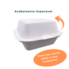 125un Hamburgueira Bento Cake Fibra de Cana Biodegradável 450ml - loja online