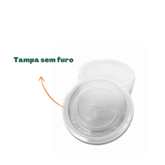 500un Tampa Copo Isopor 200ml, Copo 400ml, 500ml Ultra PP Sem Furo - comprar online