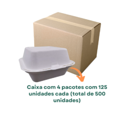 500un Hamburgueira Bento Cake Fibra de Cana Biodegradável 450ml na internet