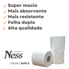 Papel Higiênico 4x30m Folha Dupla Ness - 4 Unidades na internet