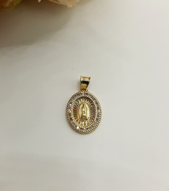 Medalla ovalo virgen de Guadalupe en internet