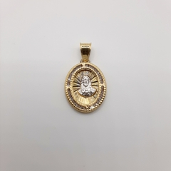 Medalla ovalo de sagrado corazón de jesus - comprar en línea