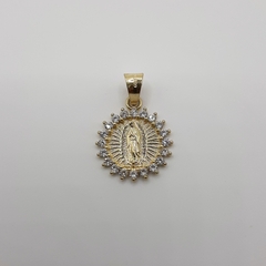 Medalla Virgen de Guadalupe con Destellos - ARGON