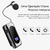 K55 Mini Wireless Headset, Retrátil, Business Lavalier Fone de ouvido, Display Digital LED - comprar online