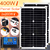 Kit de painel solar 200w 400w 18v, bateria de carga de 12v com controlador 30A 6A - comprar online