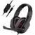 Gamer headset 3.5mm com fio over-head gamer, fone de ouvido com microfone e controle de volume - loja online