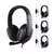 Headset gamer 3.5mm com fio, com microfone e controle de volume, ideal para jogos