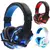 Headset Gamer, com luz LED Mic, fones de ouvido estéreo, graves profundos