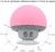 Cute Mushroom Wireless Bluetooth Speaker, Impermeável, Ventosa, Bass Speaker