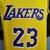 Regata NBA Los Angeles Lakers - LeBron James #23 NCR Yellow na internet