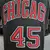 Regata NBA Chicago Bulls - Jordan #45 NCR Black - TimeVeste Sports - Camisas Tailandesas