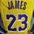 Regata NBA Los Angeles Lakers - LeBron James #23 NCR Yellow - loja online