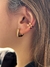 Piercing Fake 2 Linhas Lisas Banho Ouro 18K - comprar online