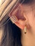 Piercing Fake 5 Linhas Cravejadas Banho Ouro 18K - Da Giu Semijoias