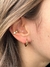 Piercing Fake Três Estrelas Cravejado Banho Ouro 18K