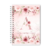 Caderno Floral Rosa Versículos