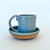 Conjunto Caneca com bowl - Azul claro - comprar online