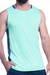 Regata Masculina Skin Fit Blue Hues Aquamarine e Azul Marinho