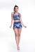 Shorts Confort Skin Blue Leaves - comprar online