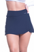 Shorts-Saia Fenda Skin fit Blue Hues - Azul Marinho e Branco