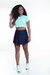 Cropped Skin Fit Electric Aquamarine - comprar online