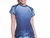 Camiseta Feminina Confort Skin Blue Leaves - comprar online