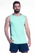 Regata Masculina Skin Fit Blue Hues Aquamarine e Azul Marinho - comprar online