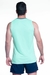 Regata Masculina Skin Fit Blue Hues Aquamarine e Azul Marinho na internet