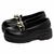 Mocassim Feminino Tratorado Preto