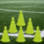 kit-6-cones-furado-24-cm-pvc-pentagol-verde-futebol-campo-quadra-fitness-academia