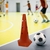 Kit 5 Cones Furado 50cm Fitness Treinamento Funcional Futebol - Laranja - loja online