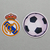 Apliques/adesivos Real Madrid (24 un)