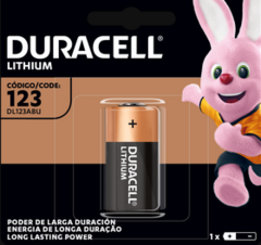 Batería de litio Duracell 123