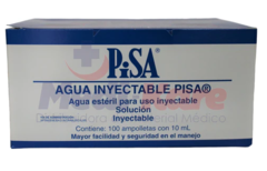 Solución Agua Inyectable 10 ml - comprar en línea