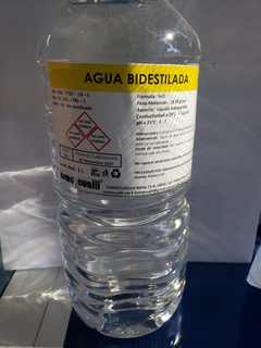 Agua Bidestilada 1 Litro