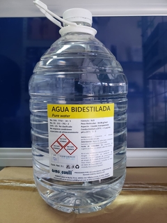 Agua bidestilada 5 L