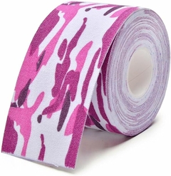 Cinta kinesio color camuflaje rosa