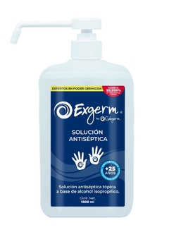 Exgerm solución antiséptica, 1000ml, cuadrada.