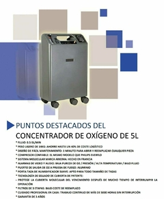 Concentrador de oxígeno, 0-5 litros ZY-5AF - comprar en línea