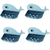 Saboneteira de parede Dupla Camada (baleia) - comprar online